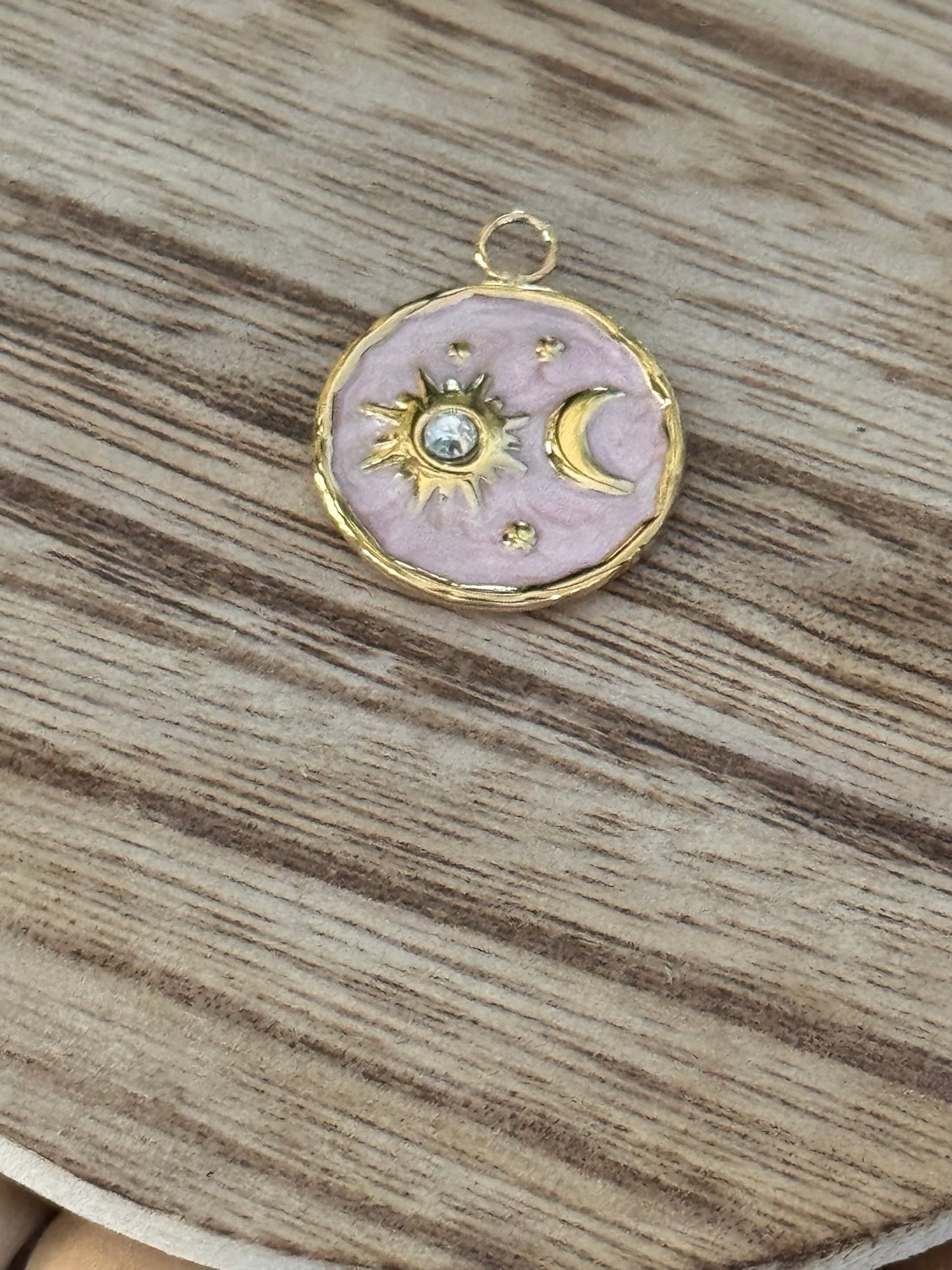 Sun and moon pendant